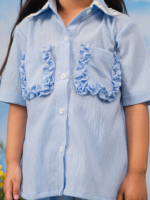 Girl's' Aqua Co-Ords